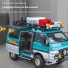 1:24 Mitsubishi Delica Off Road MPV Alloy Diecast Model Sound and Light Toy Home Trendy Display Ornament Kids Toys Gift for Boys