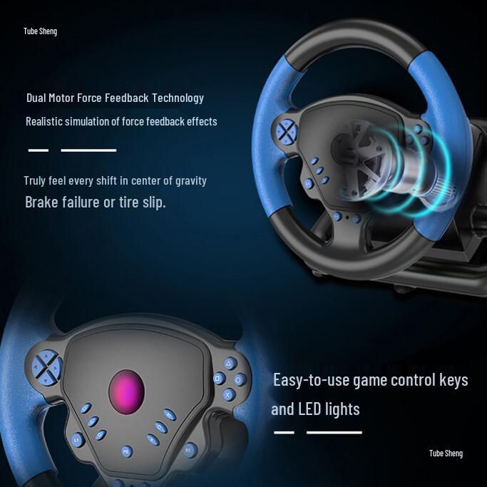 4-in-1 Racing Steering Wheel for PS4/PC/Android/PS3