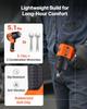 VEVOR Air Impact Wrench, 1/2" Drive Pneumatic Impact Wrench Up to 1490N.m Reverse Torque