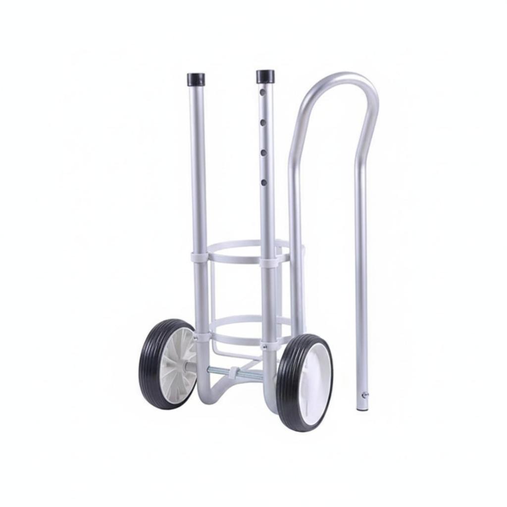 Cylinder Hand Truck Aluminum Alloy Cart Two Wheel Gas Bottle for