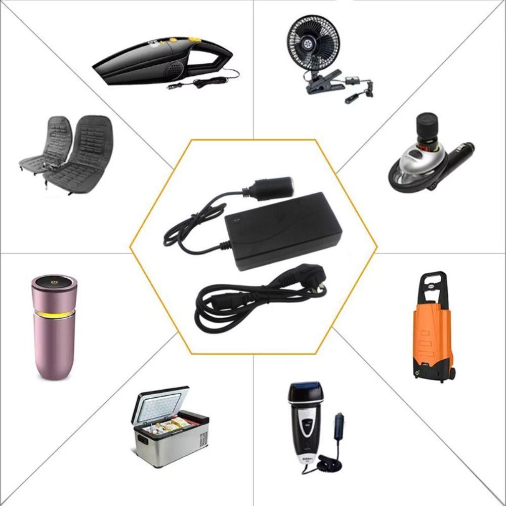 110V 220V Input DC Power Converter 12V 5A Output Car Inverter AC Power Converter Car Refrigerator