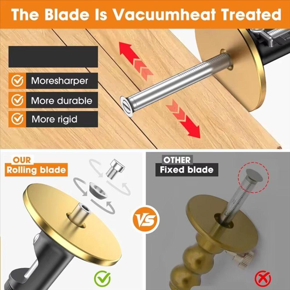 Adjustable Wheel Marking Gauge Cemented Carbide Wheel Scribe Tool  For Woodworking