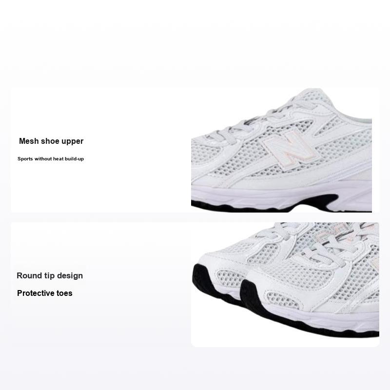 New Balance NB 740 Универсальные Удобные Дышащие Низкие Детские Кроссовки Детские кроссовки Белые PZ740PK