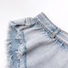 Летние женские джинсовые шорты, повседневные свободные рваные джинсы, шорты, джинсовые шорты, брюки