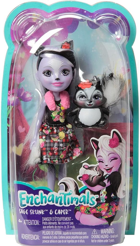 ENCHANTIMALS Куклы Main Heroes and Friends, маленькие куклы размером 6 дюймов (15 см) в ассортименте.