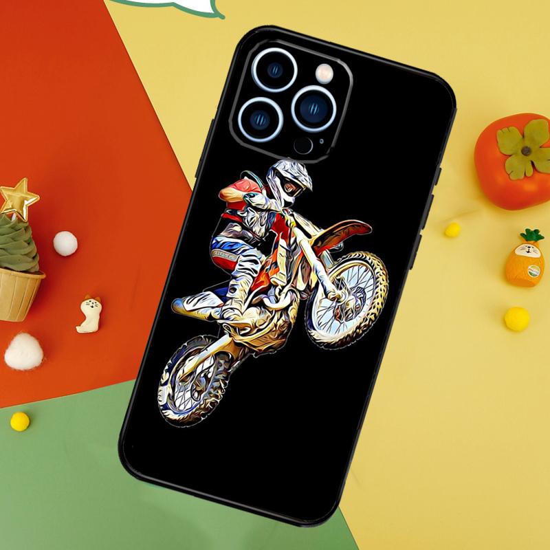 Чехол для телефона Freestyle Motocross Sport для iPhone 17 Pro Max16 15 14 13 11 12 Pro Max Plus 12 13 Mini 16e 17 Air Cover
