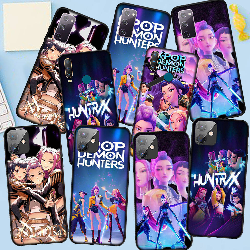 Чехол для телефона для iPhone 17 16 15 Plus X Huawei P30 P20 Lite Redmi Note 14 12 11 13 Pro Max OPPO A60 A80 A40 A18 Mira KPop Zoey Demon Rumi Hunter X