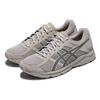 Asics Gel-Contend 4 Ретро Ткань Прочные Дышащие Легкие Низкие Повседневные Кроссовки для Бега Мужские кроссовки Серо-синие T8D4Q-029