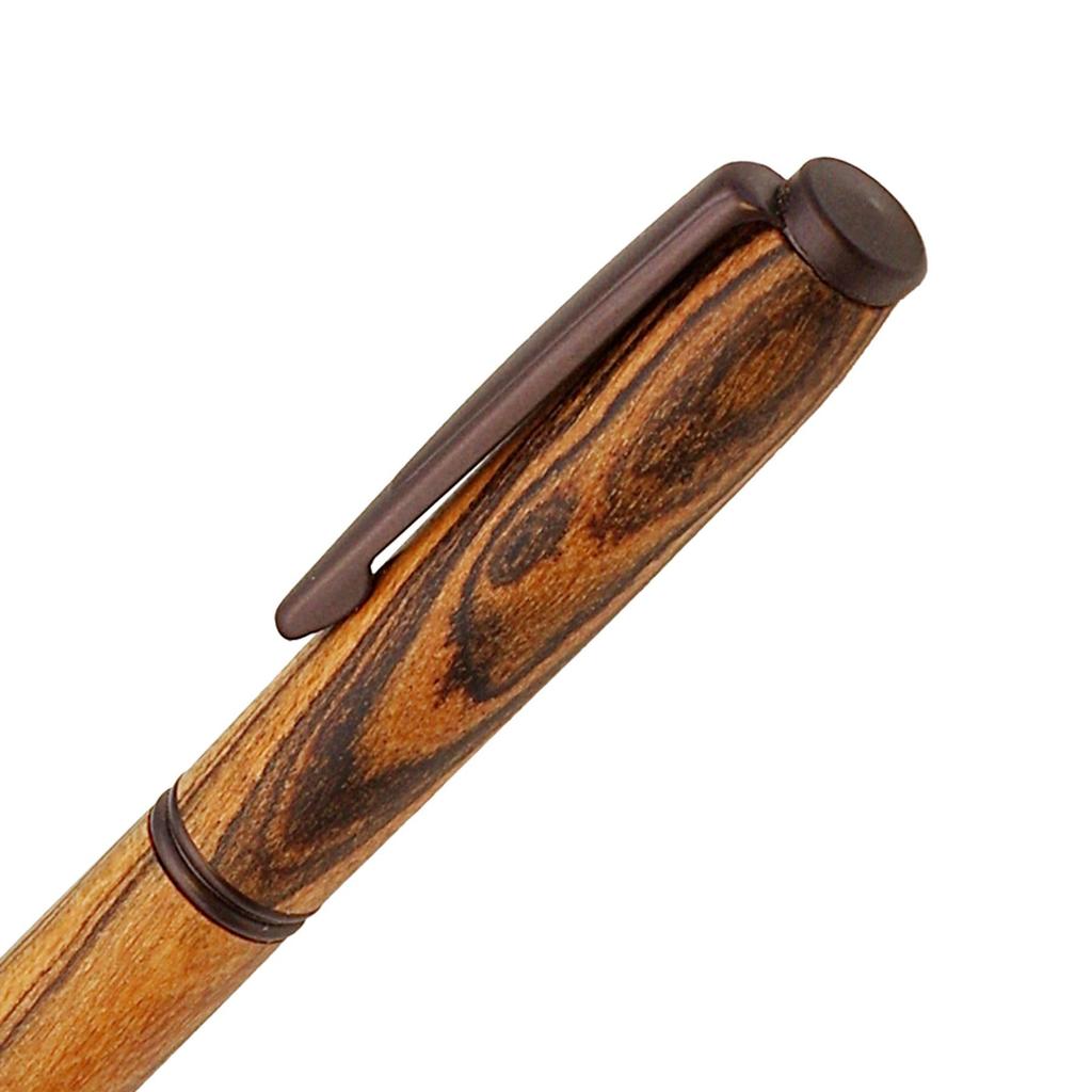 Gentlewood Whisper Ballpoint Pen Mexican Golden Sandalwood WPBPBT 1.0, Bocote,