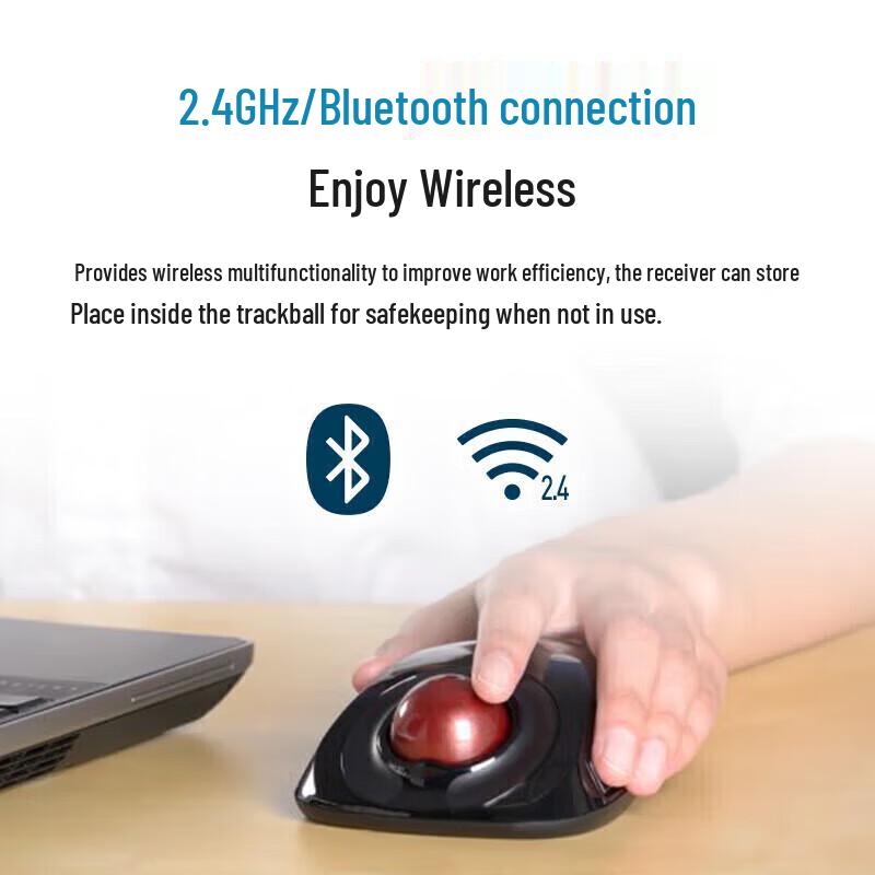 Беспроводной трекбол Kensington Orbit с двумя режимами