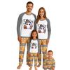 Print Cute Family Set Pajamas, Home Clothes, Family Set Long Sleeve Top Pants Set