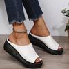Women Flats Platform Slippers Casual Beach Shoes Summer Sandals 2025 Trend New Open Toe Flip Flops Woman Slides Zapatos