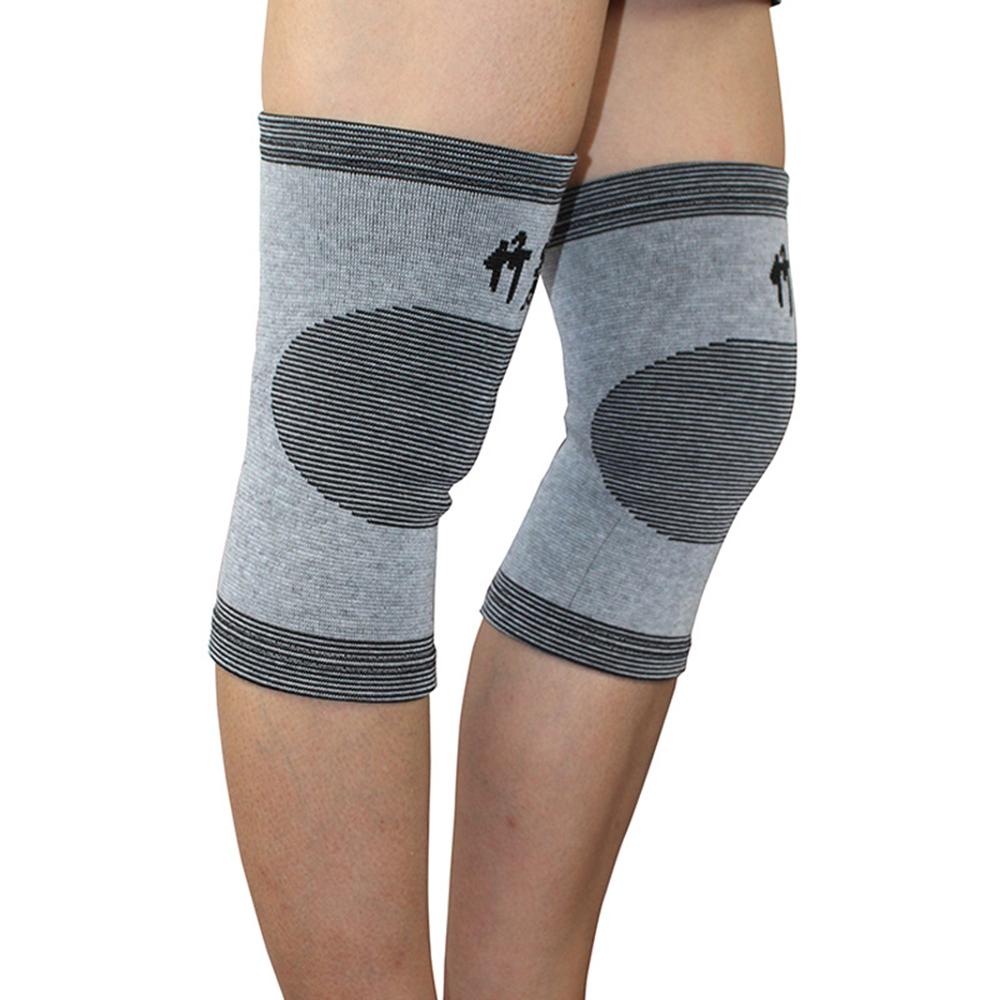 1 Pair Bamboo Charcoal Elastic Brace Patella Sport Pad Knee Wrap Support Pain Relief Breathable Light Weight Elbow Knee Pads