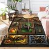 Rhino Beetle Collection Pattern Rug Floor Mat for Living Room or Bedroom Soft and Comfortable Carpet a Gift for Birthday and Holiday.