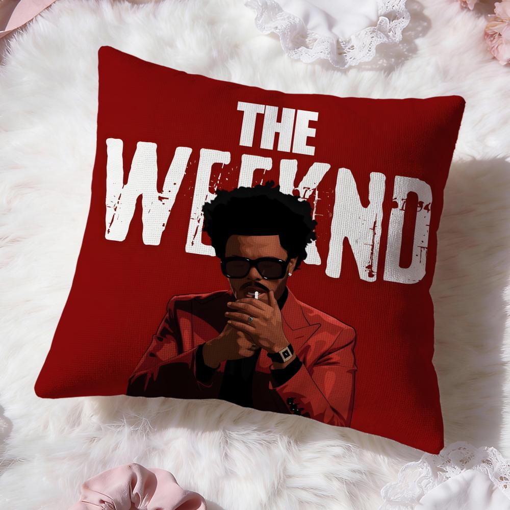 T-Певец The Weeknd Наволочка Премиум Комфорт Двусторонняя Наволочка - Дизайн Два в Одном для Любой Комнаты и Салона Автомобиля