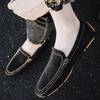 Fashion New Men Casual Shoes Fashion Summer Mens Shoes Suede Leather Mens Loafers Moccasins Brand Slip On Male Flat Driving Shoes Brown