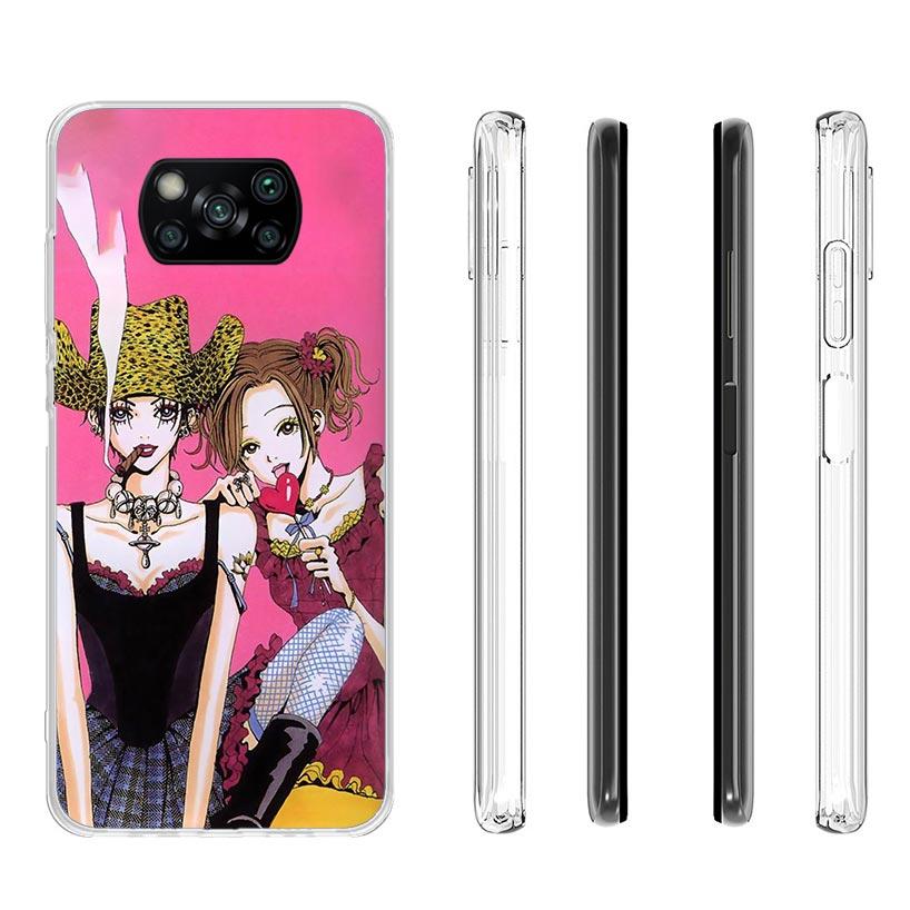 NaNa Osaki Anime Case Phone Cover for Xiaomi Redmi Note 10 9 9S 8 8T 7 5 Pro Mi 12T 11T 10T 9T 12 11 Lite A3 A2 Trend Fundas Mi