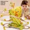 Electric Yellow Duck Climbing Stairs Toy with Slide for 0 3 Year Old Babies
