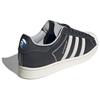 Adidas Superstar Carbon Grey Contrast Stitch Unisex Sneakers Black Cloud-White Grey-Two IF1780