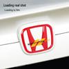 Полая красная наклейка с логотипом H для Civic десятого поколения, CR-V, Fit, Accord, Crider, Jade и Vezel