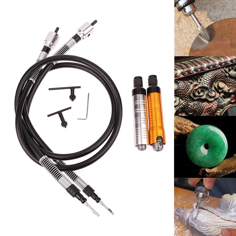 Гибкий вал Насадка для роторного инструмента Гравер Вал 0,24 дюйма 6 мм Наконечник Питание Мини-шлифовальная машина Для резьбы Полировки Сверления Инструмент