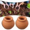 Exquisite Clay Plant Pots for Creative Crafts and Baby Bath Decor Set of 2
