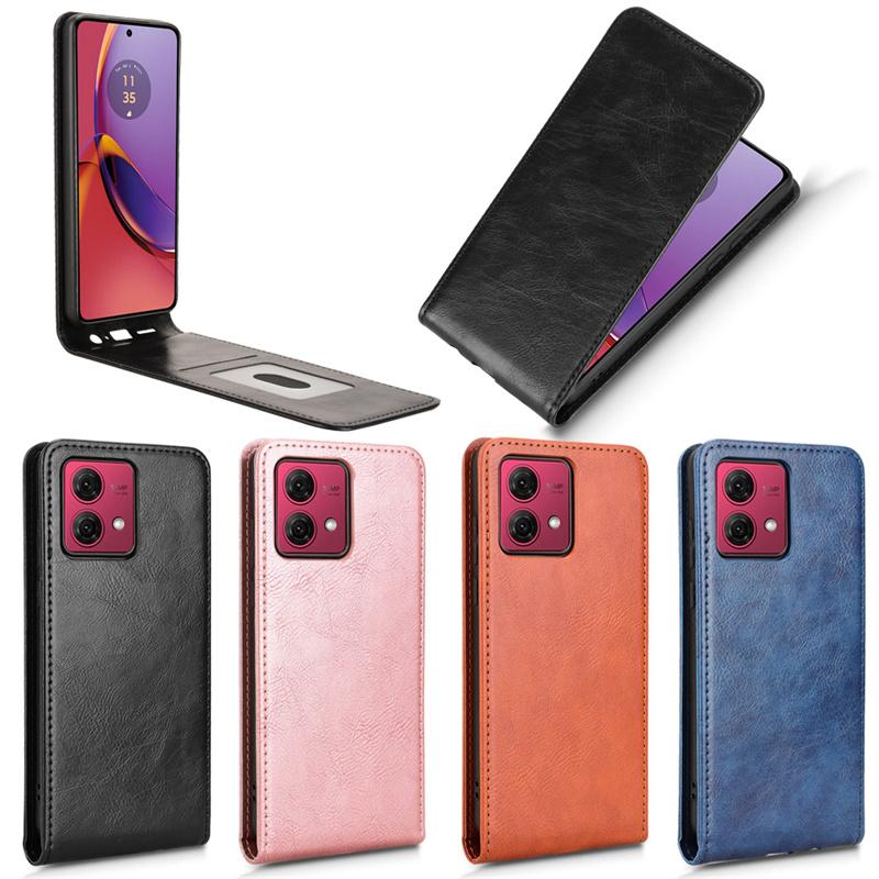 Для Motorola Moto G84 5G Business Vertical Flip Case Retro, удобный для кожи, держатель для карт с полным покрытием, для Moto G84 5G, сумки для телефонов
