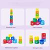 Kid Brain Response Battle Fold Cup Hand Speed Competition Fold Cup Baby Stack Game Early Education Puzzle Train Board Games Toy
