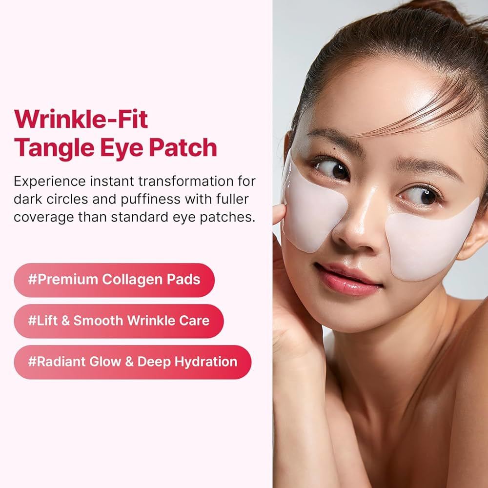 Meditherapy Патчи для глаз Wrinkle-Fit Tangle 4 шт. / Антивозрастные, питательные, увлажняющие, корейская косметика, K-beauty