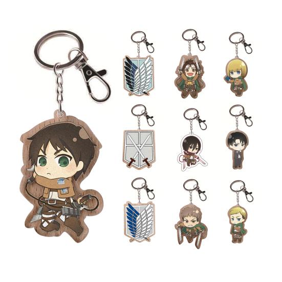 Прозрачные сумки «Атака Титанов» с подвесным декором