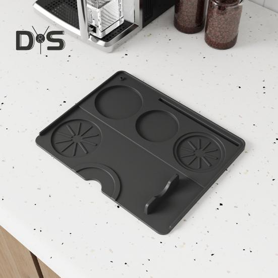 Коврик для трамбовки эспрессо, нескользящий силиконовый коврик для трамбовки кофе, коврик для станции трамбовки эспрессо, инструмент бариста для кухонного бара на столешнице