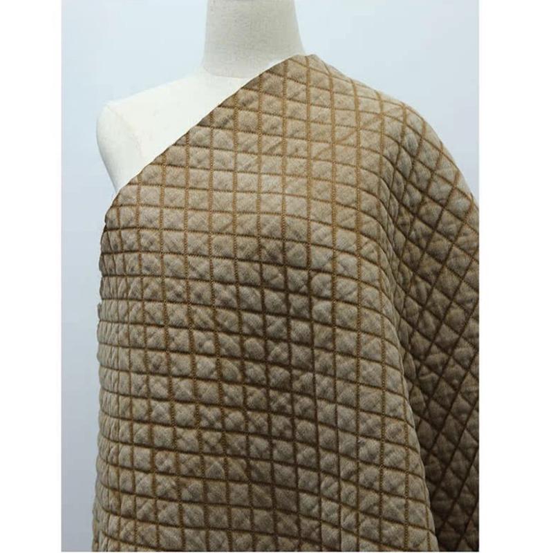 Стеганая Хлопковая Стирка Деним Ткань Осень Зима Ретро Утолщенная для Одежды Сумки Дизайнерская Ручная Работа Diy Швейный Материал Ткань