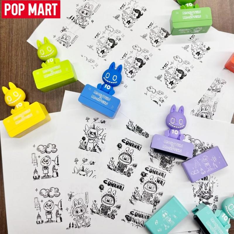 Новый POPMART The Monsters 10-й Юбилей Labubu Магнит на Холодильник Сюрприз-Коробка Мультяшный Коллекционный Декор Идеальный Подарок Для Фанатов Аниме