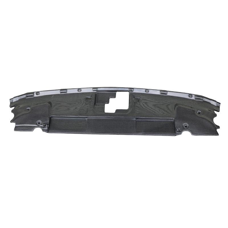 Carbon Fiber Radiator Cover & Hood Latch Guard for 2018-2023 Ford Mustang