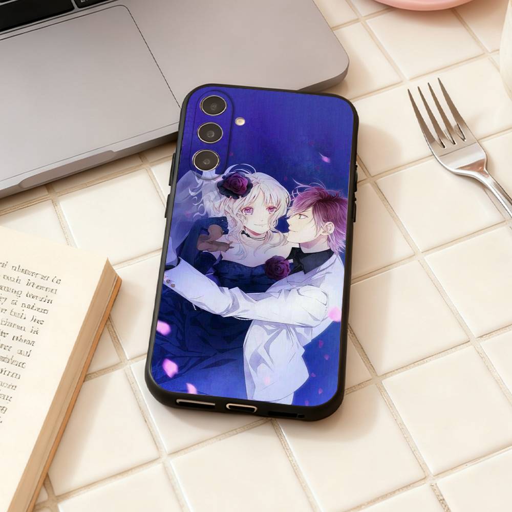 Чехол для телефона D-Diabolik-ks Anime L-Lovers для Samsung Galaxy A73, A72, A71, A70, A53, A52, A51, Другие Мягкий Черный Корпус