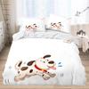 3D Cartoon Animal Themed Bedding Set with White Cute Cartoon Pattern Down Duvet and Pillowcase for Home Decoration In Children's Rooms