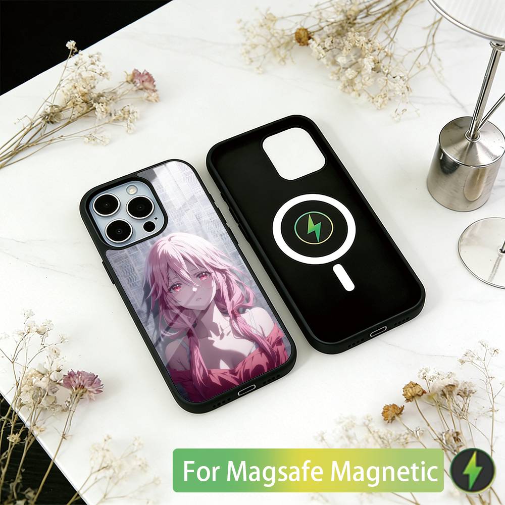Чехол для телефона Guilty Crown Для iPhone17,16,15,14,13,12,11 Plus,Pro Магнитный Для Magsafe Беспроводная Зарядка