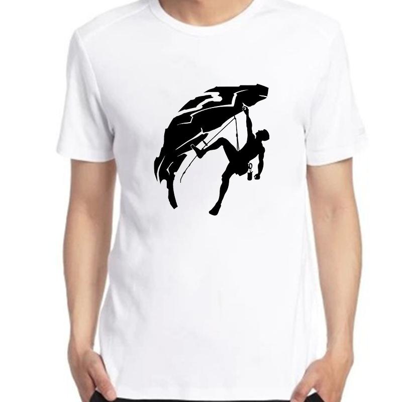 Climber Graphic T Shirts Fashion Oneck Short Sleeve Tshirt Climb Maximal Exercise Graphic T Shirts Summer Cotton Tshirt
