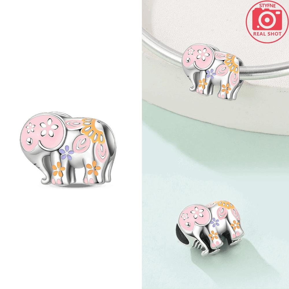 Изысканные коричневые цветы рыбы-фугу кошка животное собака медь оригинальные шармы бусины подходят для браслета женские украшения сделай сам подарок аксессуар