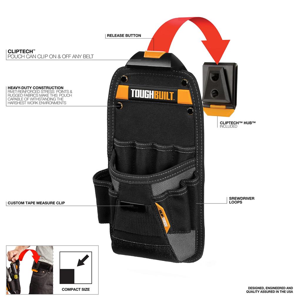 KNICKS TOUGHBUILT TB-CT-22 Artisan's Pouch