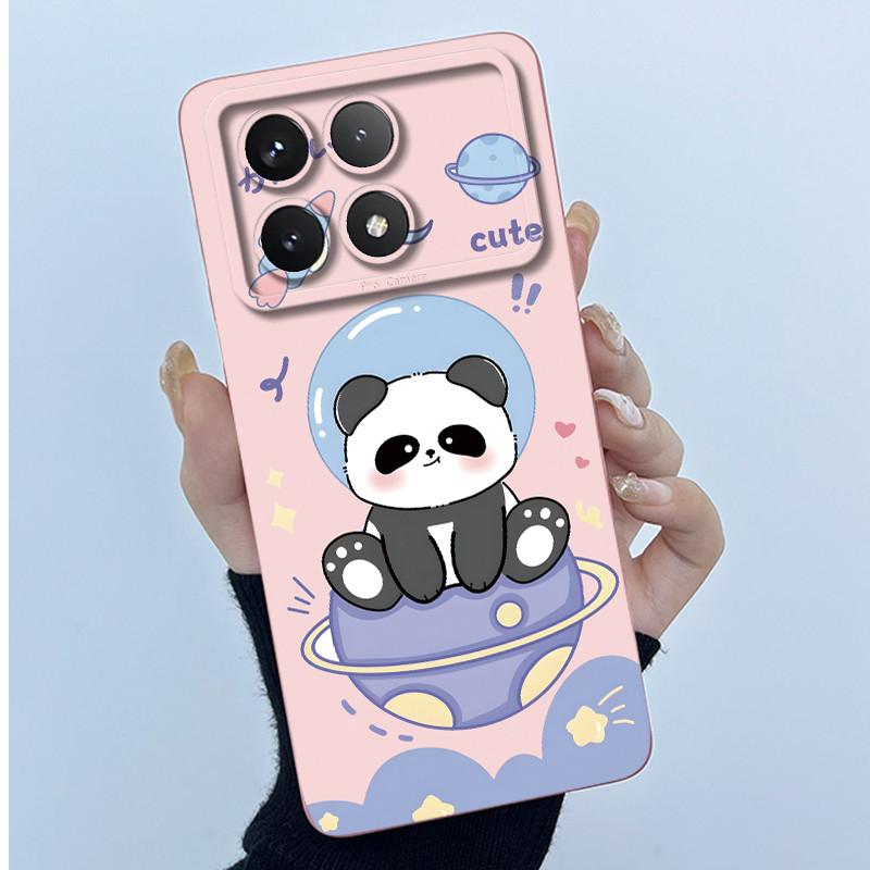 Для Xiaomi Poco X6 Pro 5G Чехол Poco X6Pro Задняя крышка Модный Минимализм Цветочный Мягкий Жидкий Силиконовый Чехол Для PocoX6 Pro Fundas