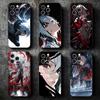 Genshin Impact Арлекино Мягкий чехол для телефона для iPhone 16 16E 17 Air 15 Pro Max 14 Plus 13 Mini 11 12 7 Черная задняя крышка