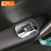 Color My Life ABS автомобиля Windows Панель управления Защитная крышка для Peugeot 2008 2014 2015 2016 2017 2018 оконный подъемник
