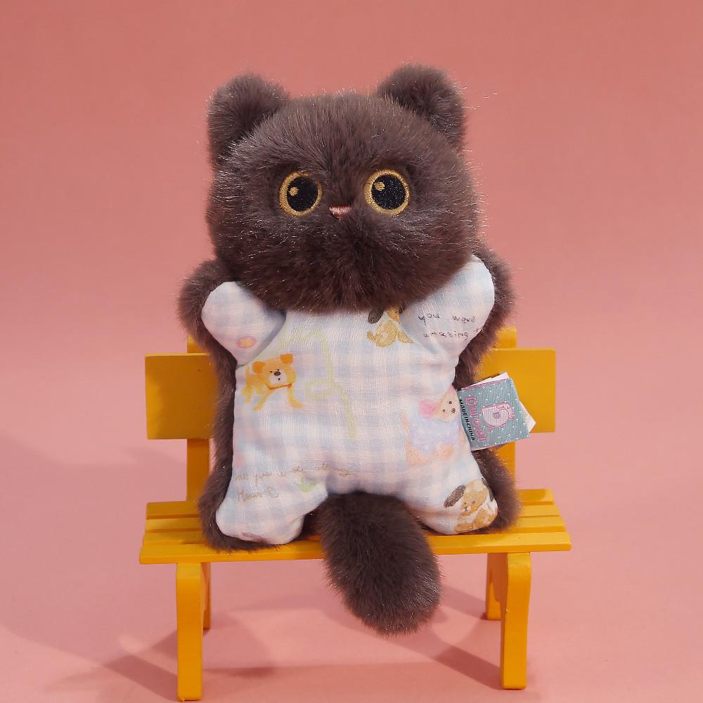 Cute Cat Plush Doll With Super Soft Short For Children And Collectors