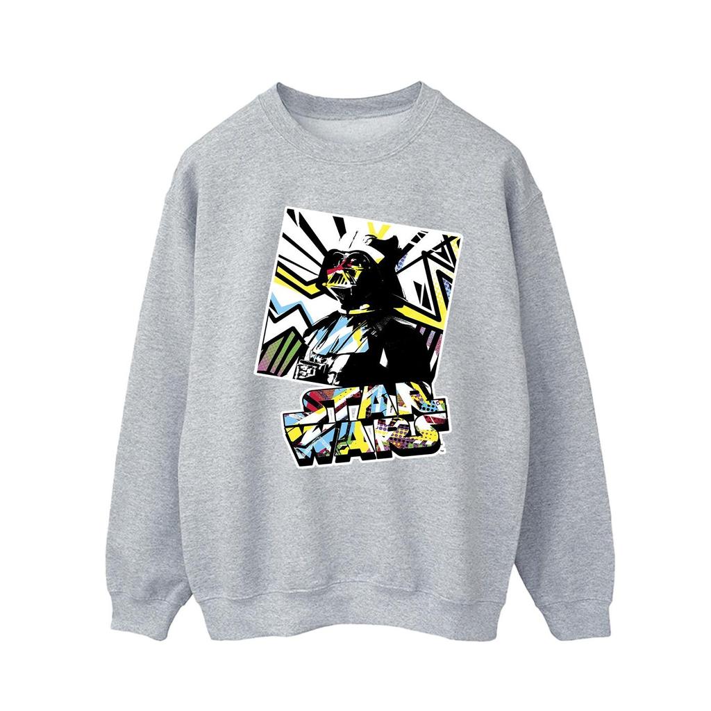 Star Wars Mens Vader Water Colour Pop Art Sweatshirt