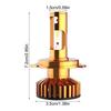 H4 Car Headlight Bulbs Car LED Car Headlights High Performance Headlamp For Automotive Vehicles Car Modification