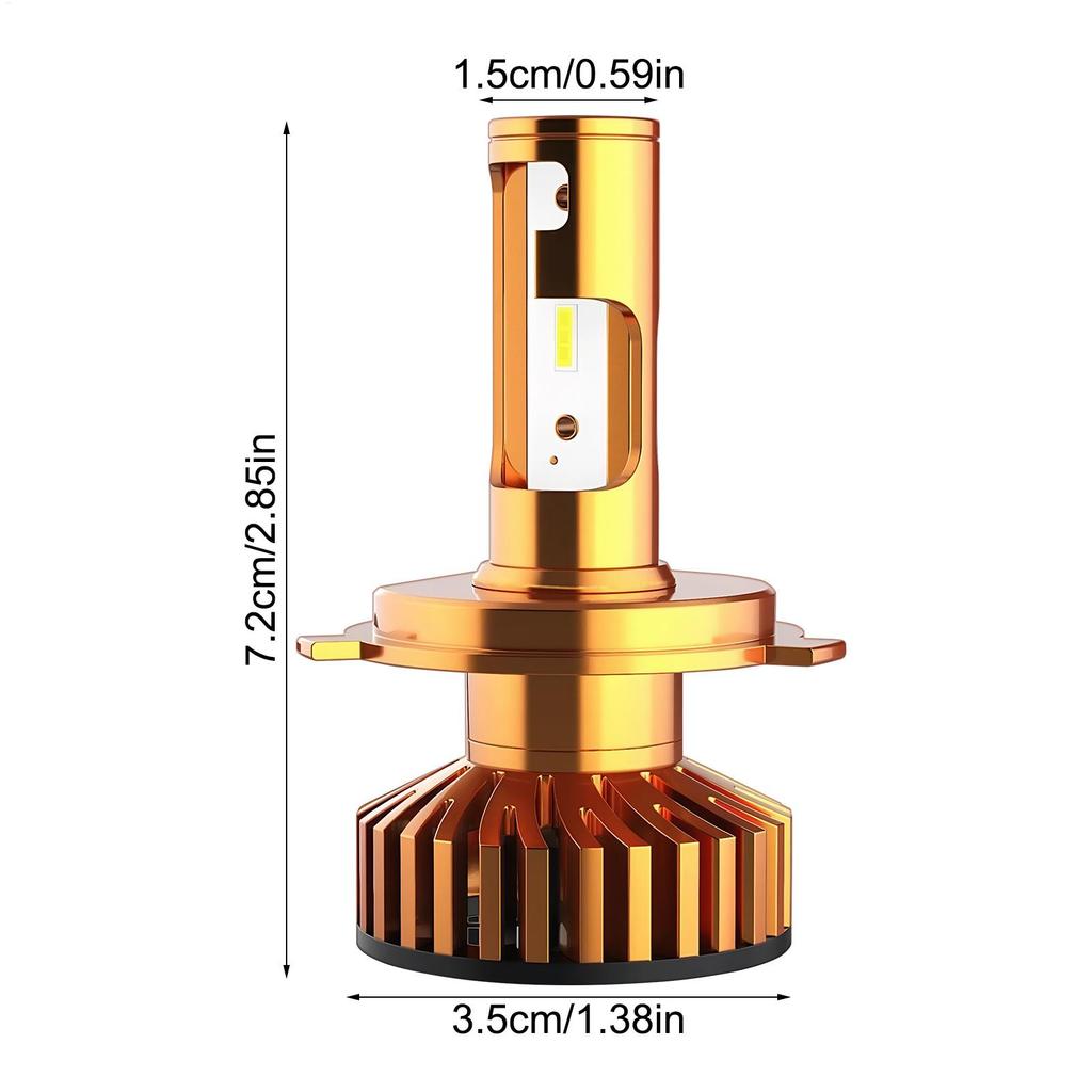 H4 Car Headlight Bulbs Car LED Car Headlights High Performance Headlamp For Automotive Vehicles Car Modification