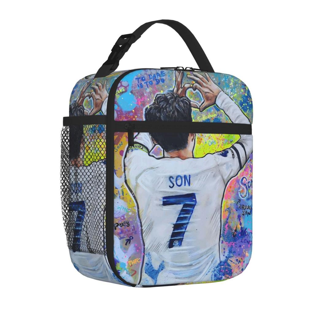 Bestselling Son Heung-Min Spurs Double Deck Thermal Food Carrier Daily Meal Prep Thermal Lunch Bag