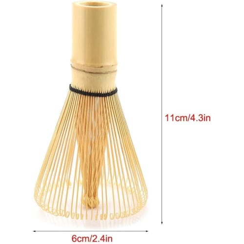 Pclife 100-Stand Tea Whisk, Bamboo Tea Scoop, Matcha Powder Whisk, Tea Ceremony Tool, Tea Ceremony Utensils, 100-Stand (100-Stand)