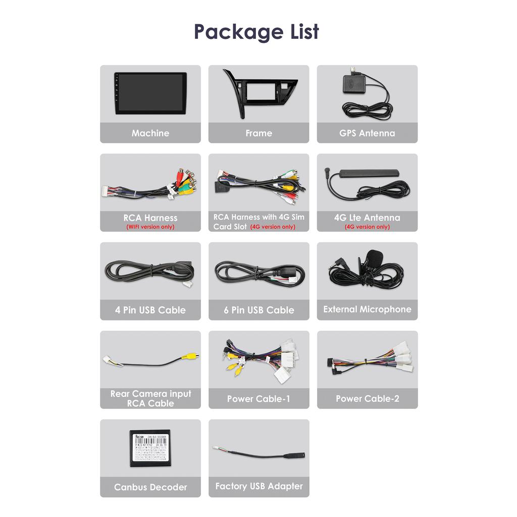 OSSURET Carplay 4G 10,1-дюймовая автомобильная интеллектуальная система Android автомобильное радио для Toyota Corolla Auris 2013 - 2016 GPS стерео интеллектуальный экран Bluetooth RDS